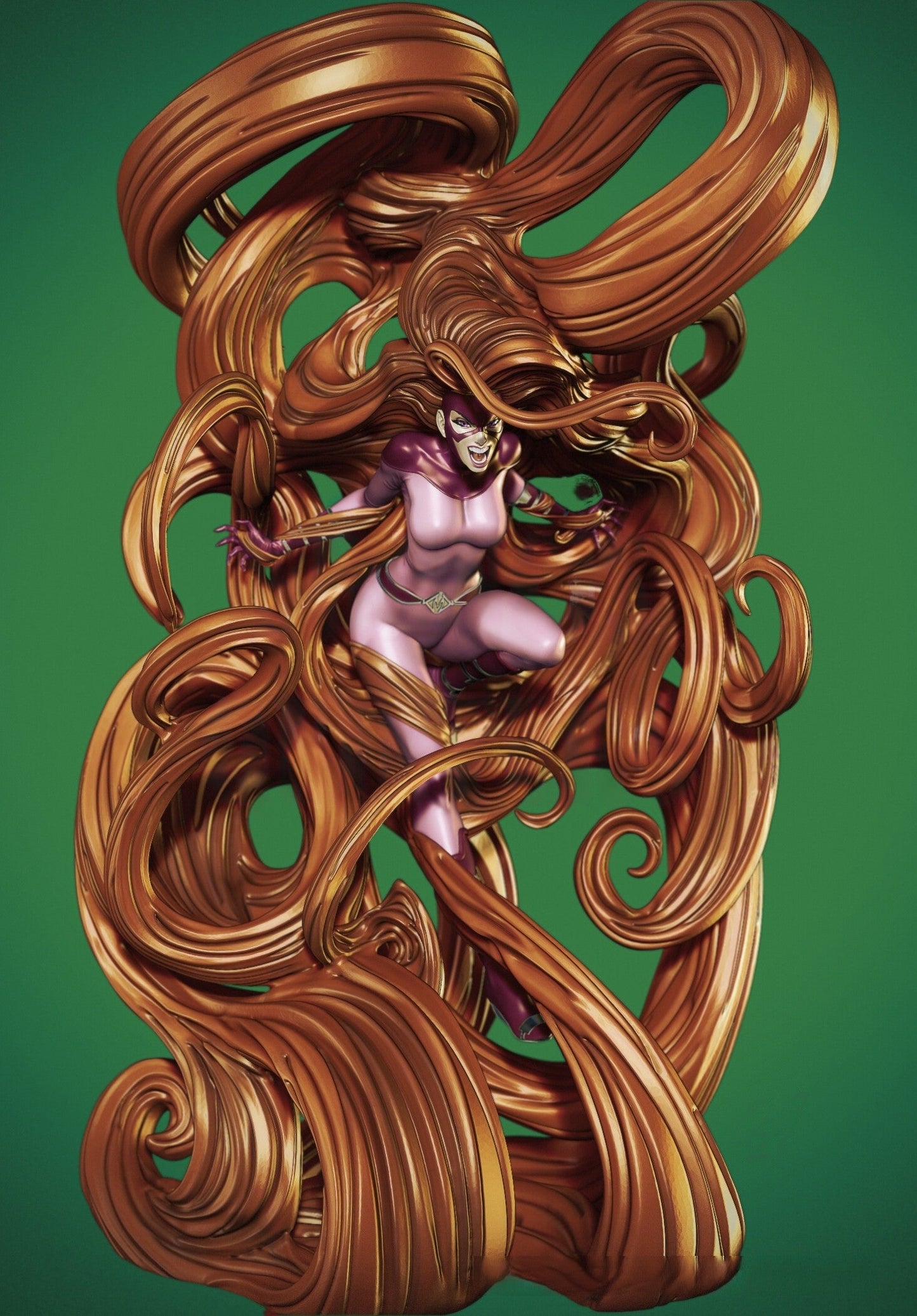 Queen of the Inhumans - Medusa - Marvel Comics  - STL 3D Print Files