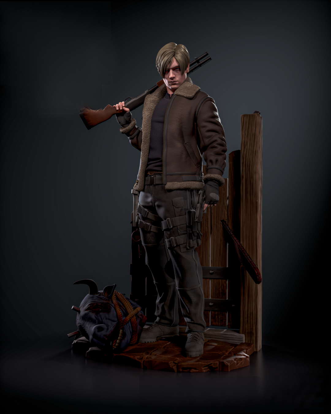 Leon Scott Kennedy - Resident Evil - STL 3D Print Files