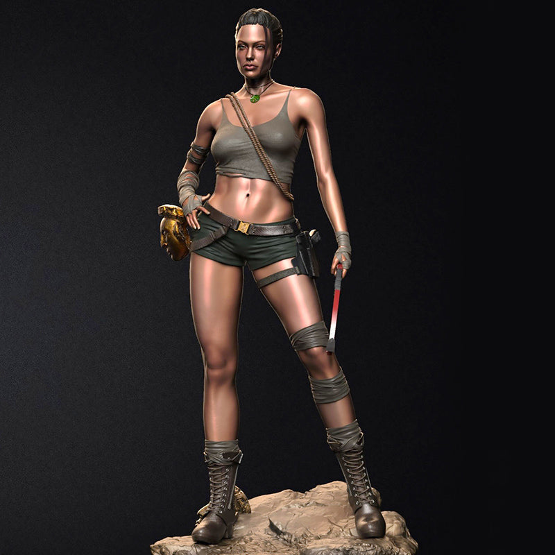1437 Lara Croft NSFW - Angelina Jolie - STL 3D Print Files