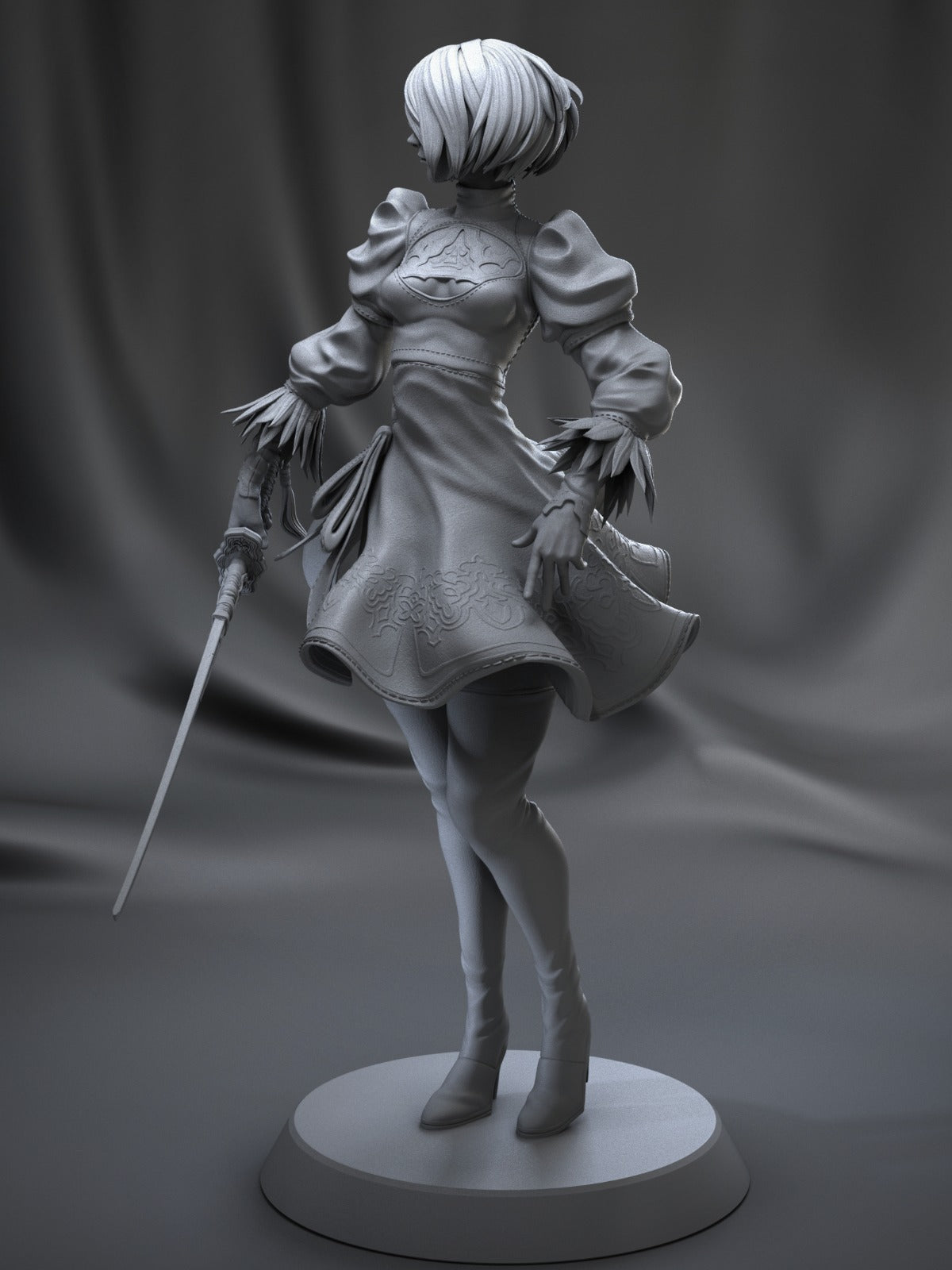 1289 2B - NIER AUTOMATA - STL 3D Print Files