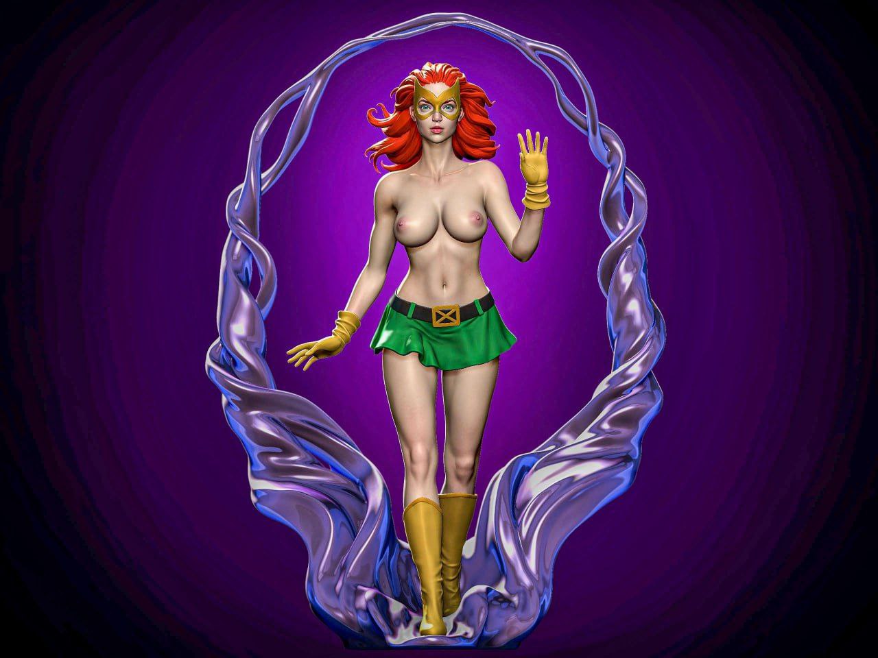 1394 Jean Grey NSFW - X-men - STL 3D Print Files