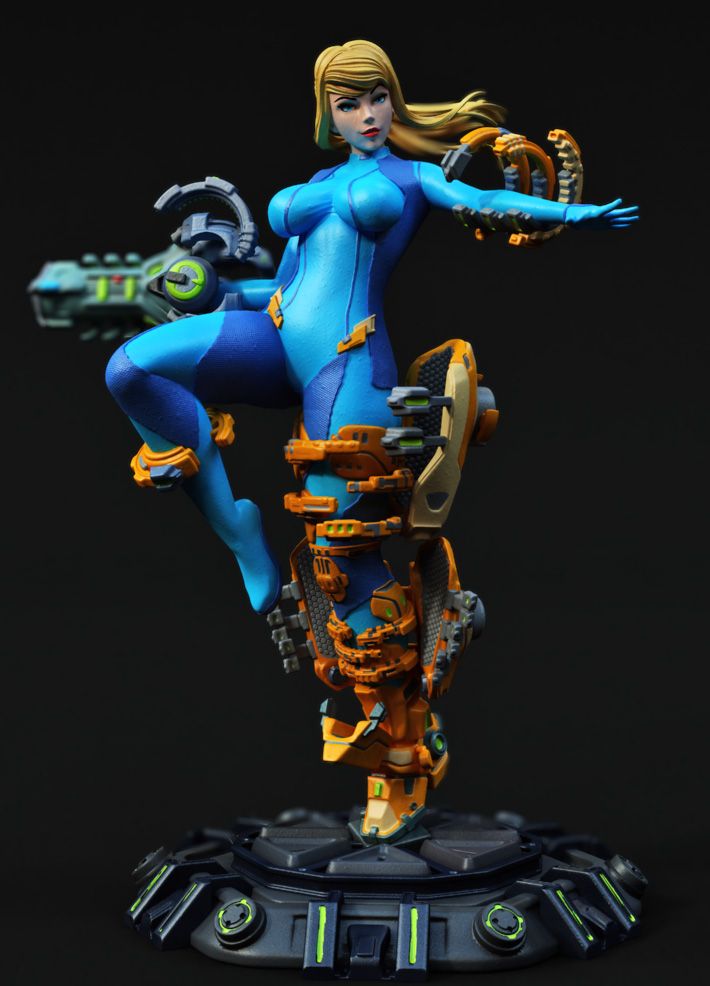 Samus Aran NSFW - STL 3D Print Files