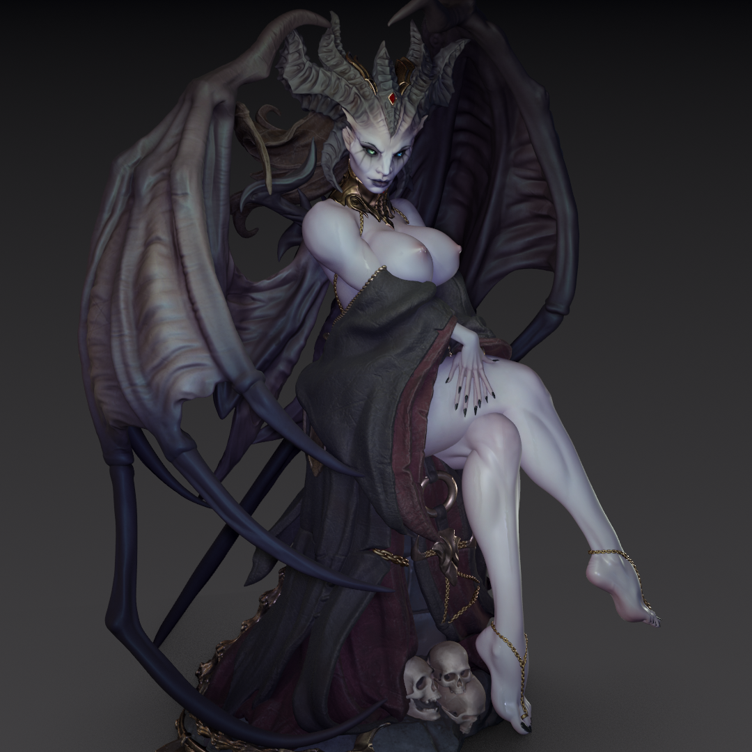 Lilith NSFW - Diablo  - STL 3D Print Files