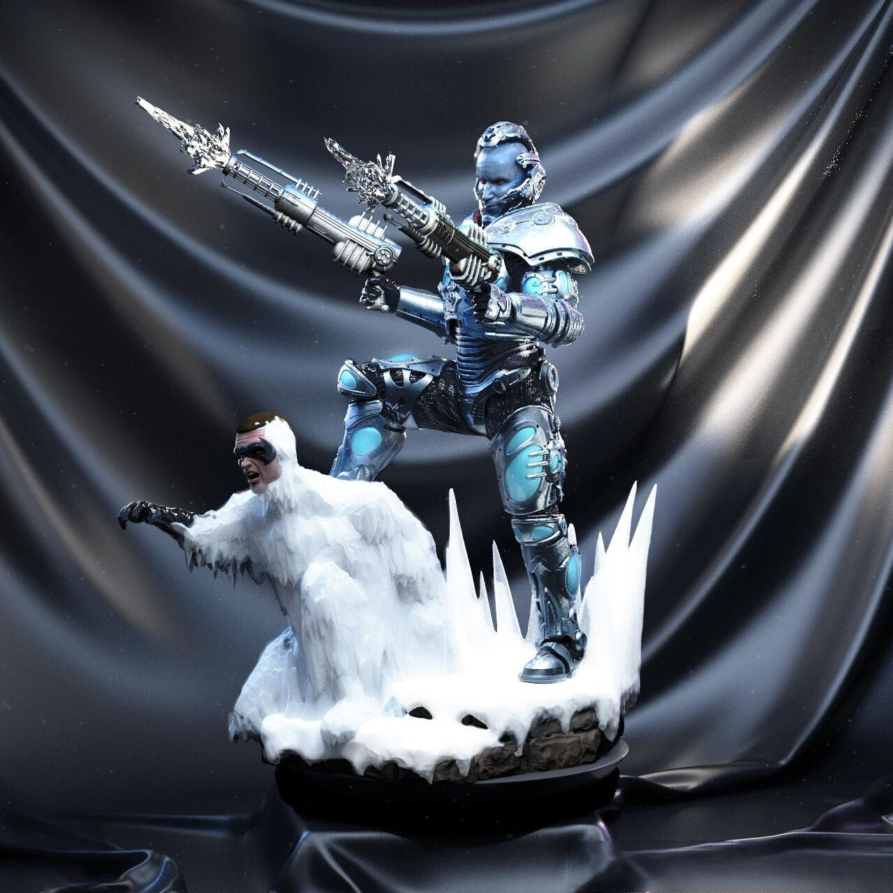 Mr Freeze - Arnold Schwarzenegger - Batman - STL 3D Print Files