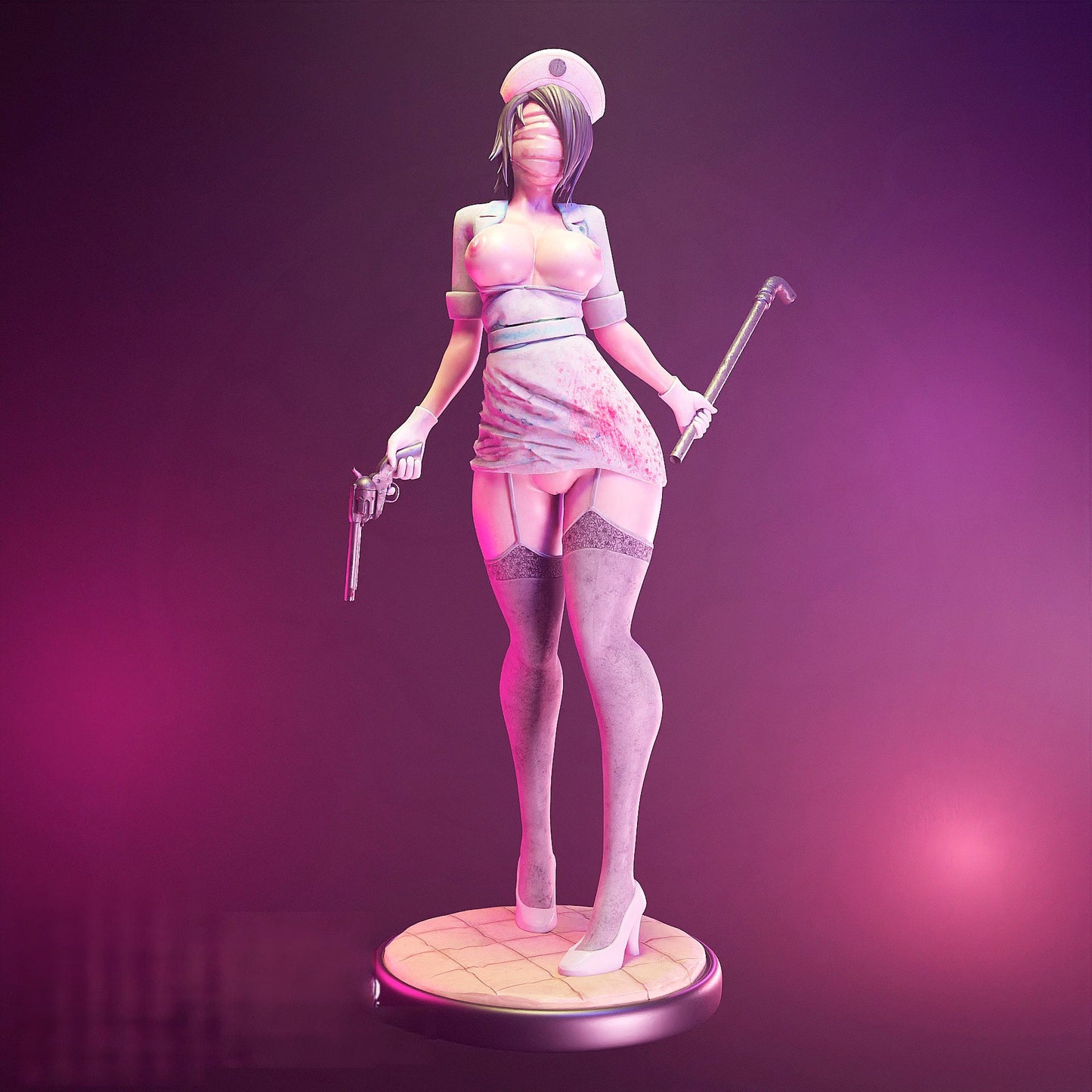 Silent Hill Sexy Nurse NSFW - STL 3D Print Files