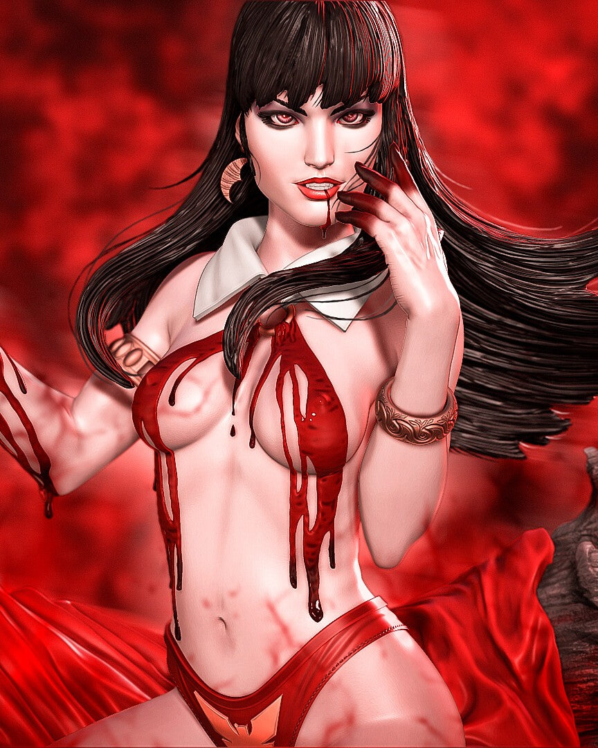 1371 Vampirella  - STL 3D Print Files