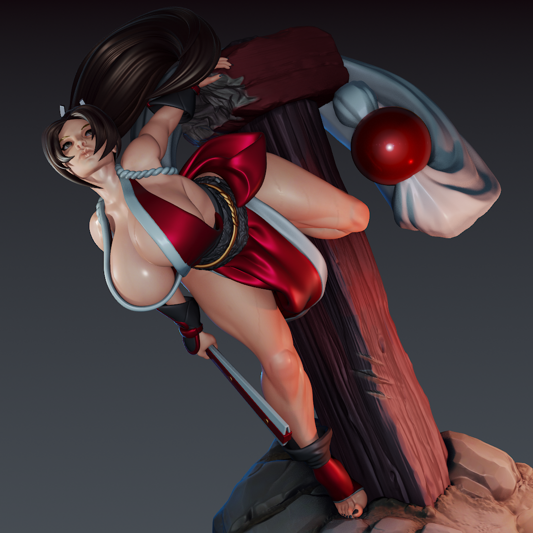 1465 Mai Shiranui - King of Fighters - STL 3D Print Files