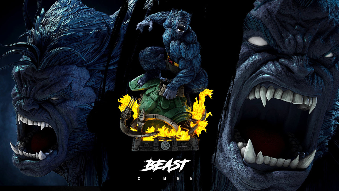 Beast Sculpture - X-men - STL 3D Print Files