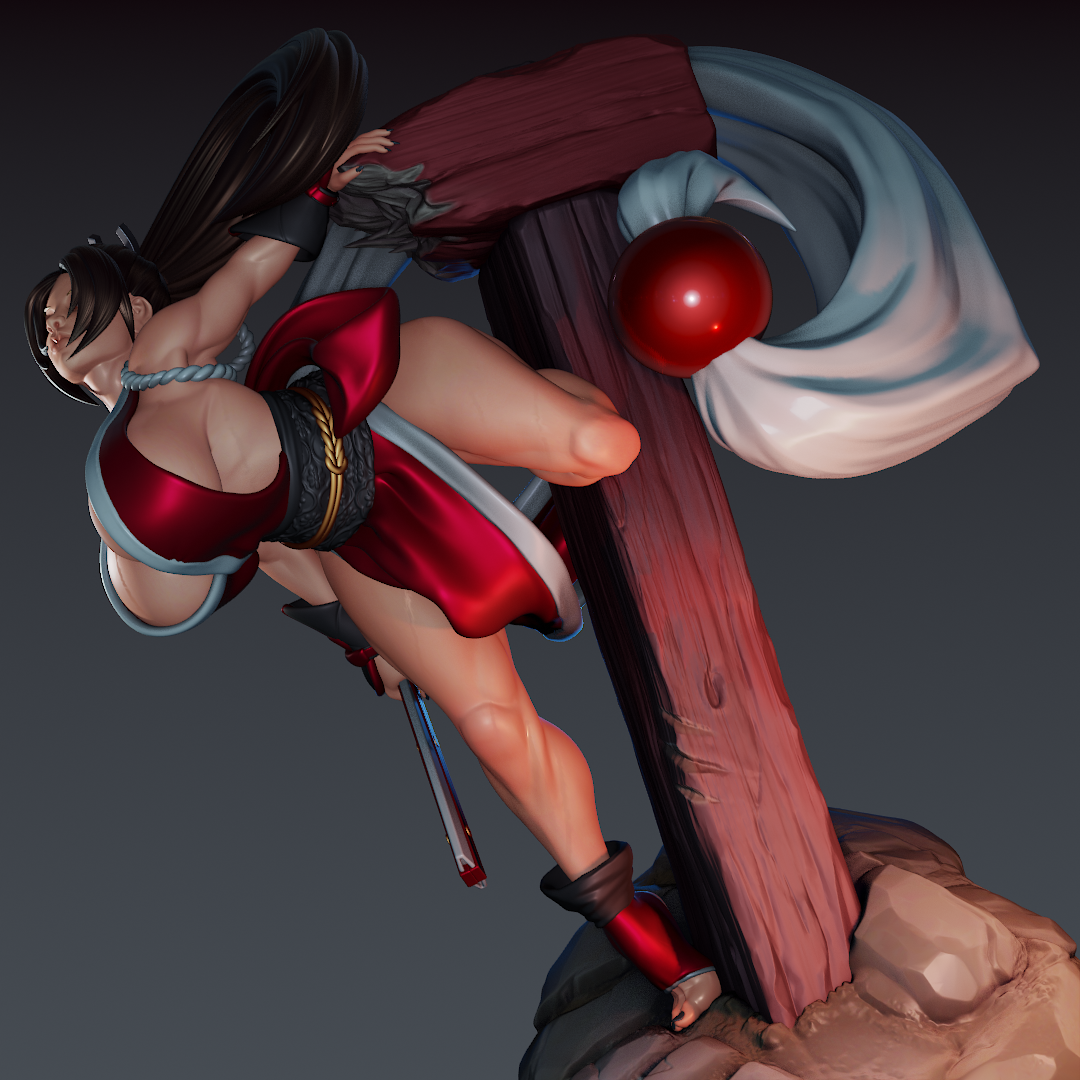 1465 Mai Shiranui - King of Fighters - STL 3D Print Files