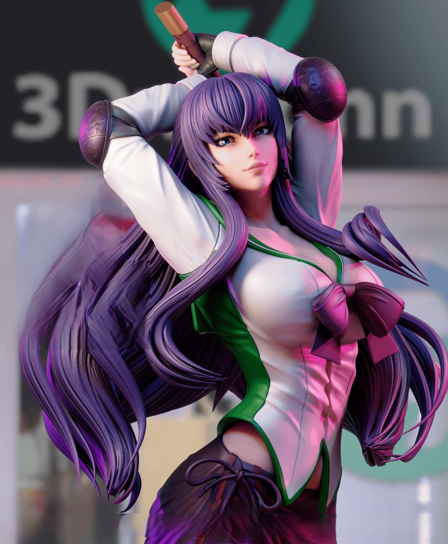 Saeko Busujima NSFW - Highschool of the Dead - STL 3D Print Files