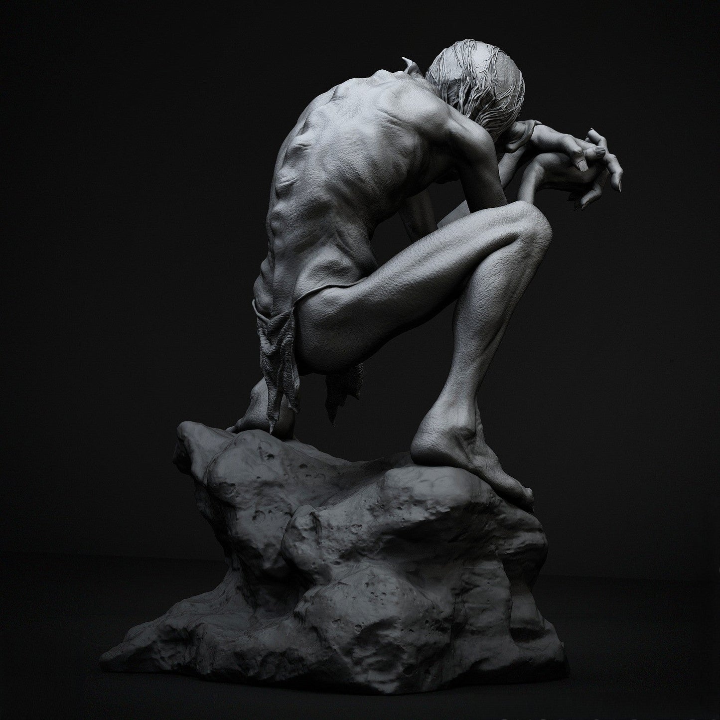 1460 Gollum - The Lord of the Rings - STL 3D Print Files