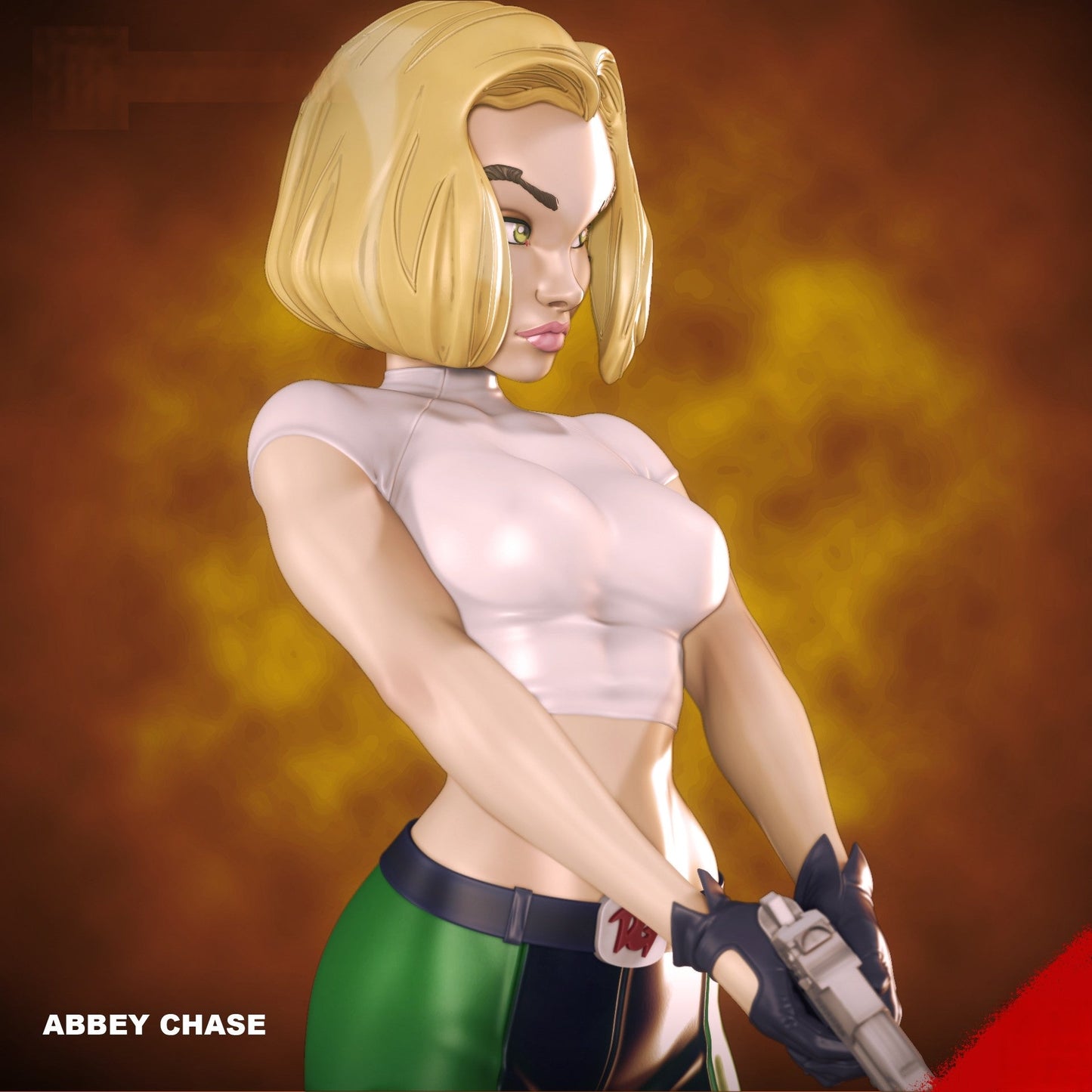 Abbey Chase - Danger Girl - STL 3D Print Files