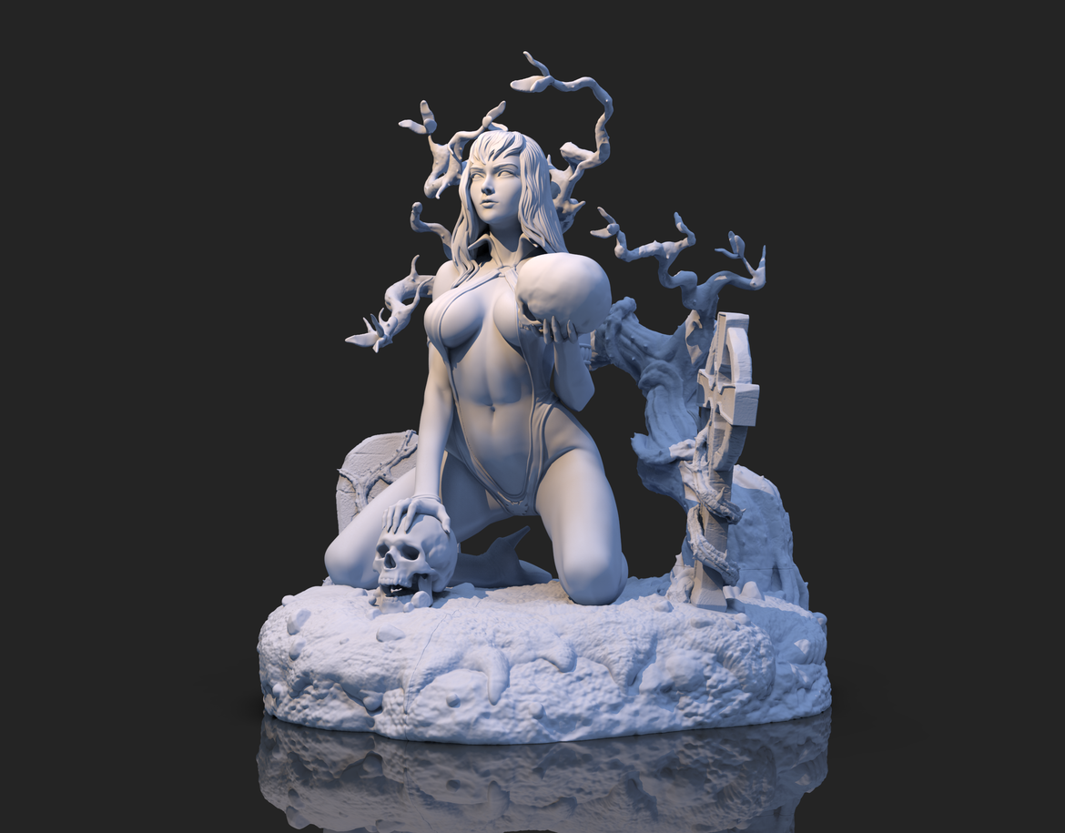 1322  Vampirella NSFW - STL 3D Print Files