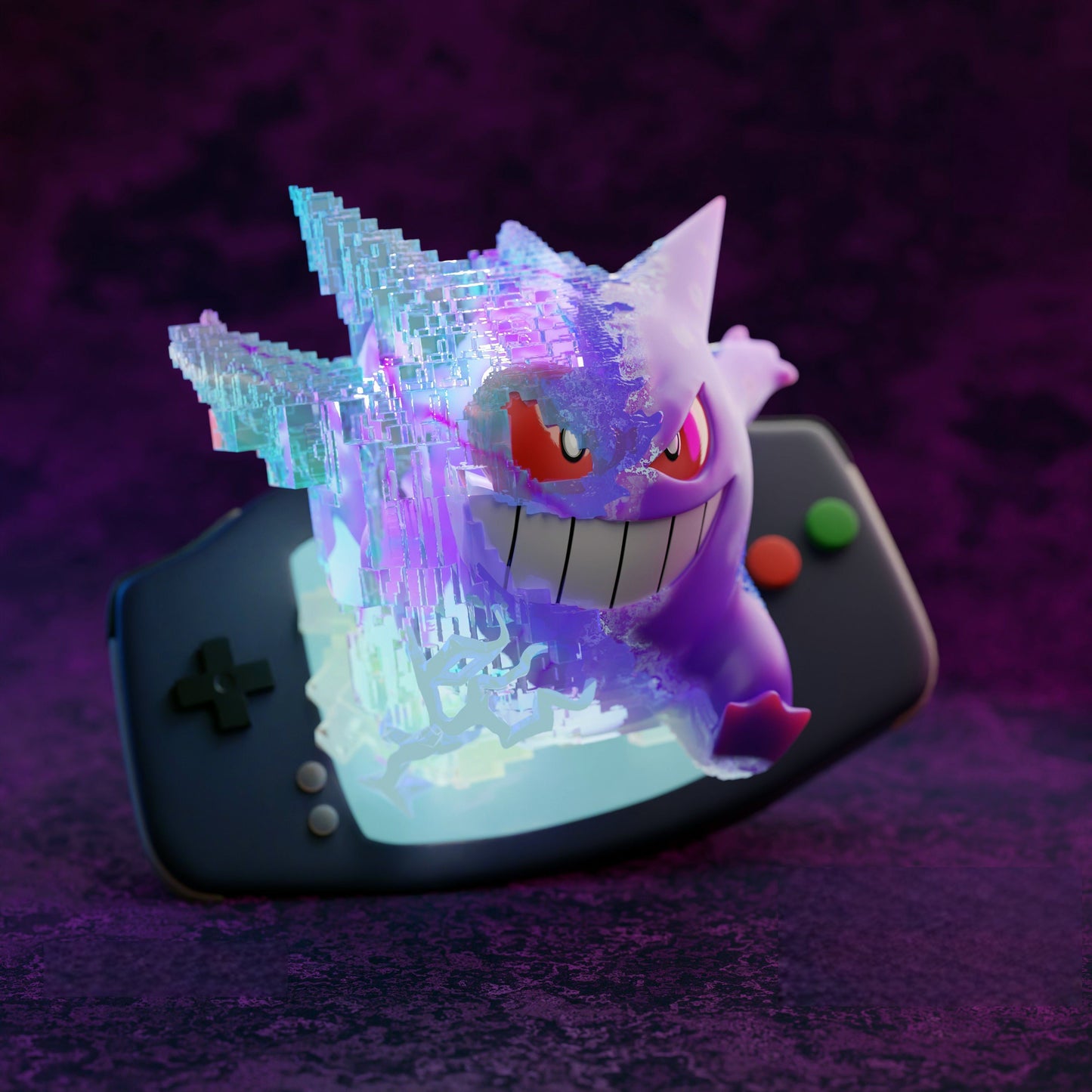 Gengar Gamboy - Pokemon - STL 3D Print Files