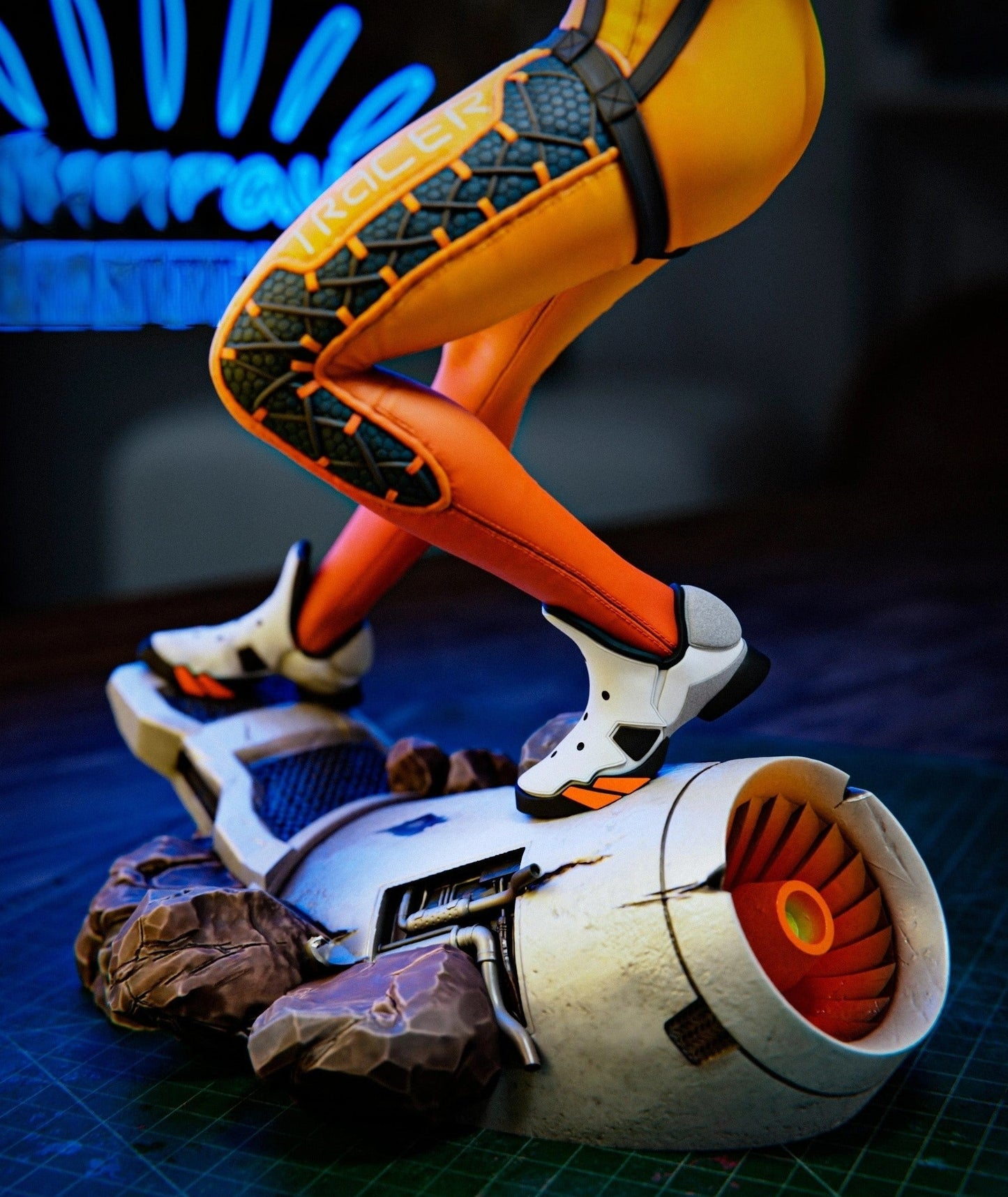 Tracer - Overwatch - STL 3D Print Files