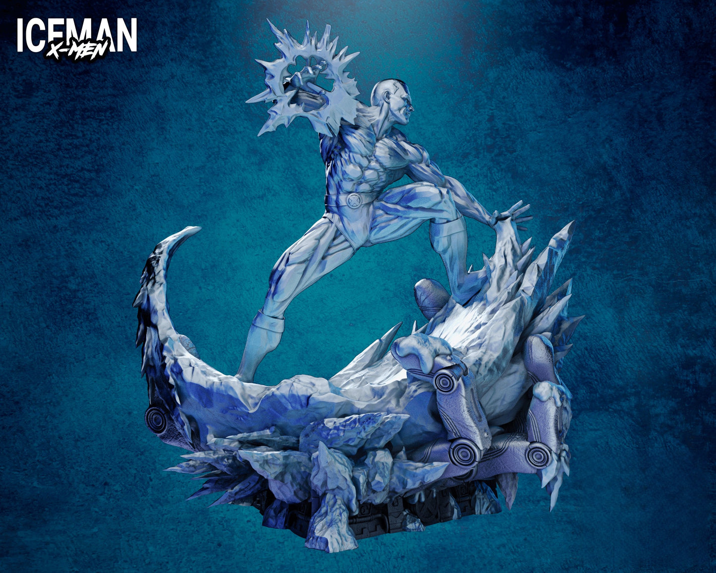 Iceman - X-men - STL 3D Print Files