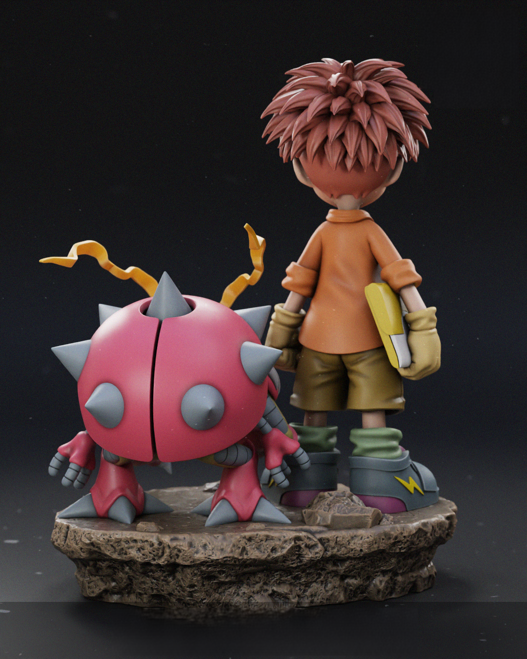 Izzy And Tentomon - Digimon - STL 3D Print Files