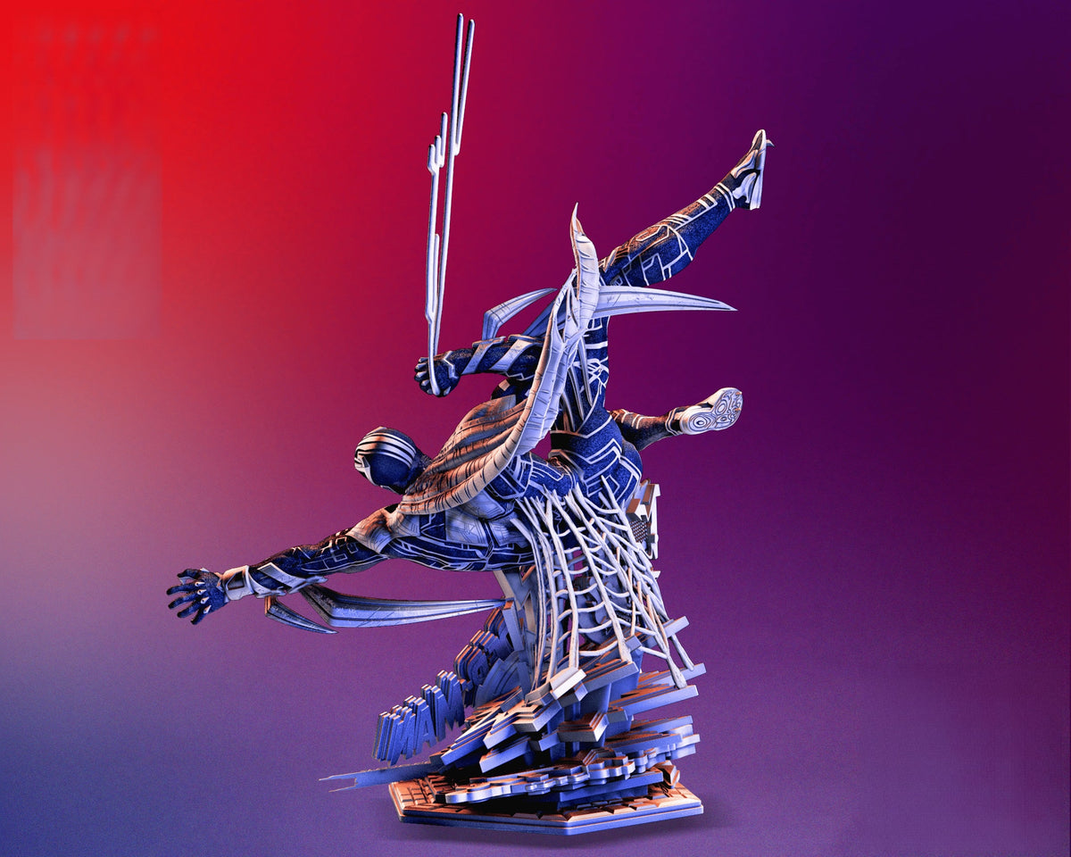 1536 Spiderman 2099 - Spiderverse - STL 3D Print Files – My Stl