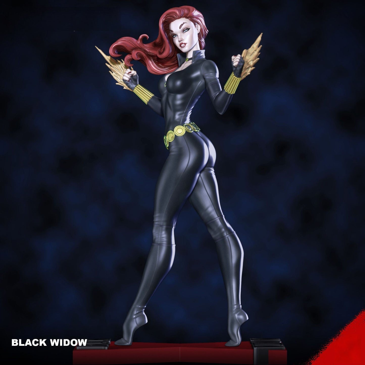 Black Widow Comic NSFW - STL 3D Print Files