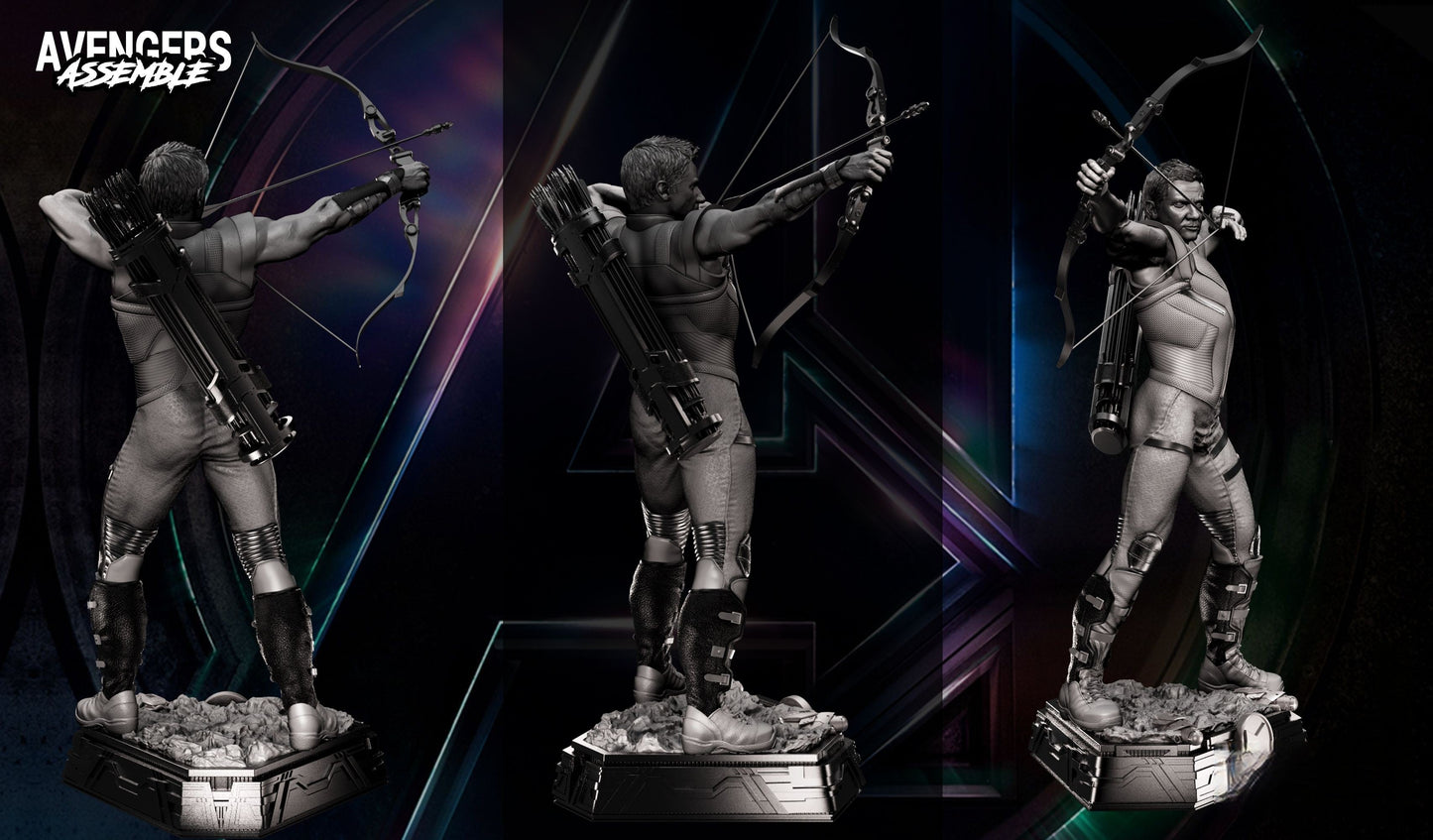 Hawkeye Avengers 2012 - STL 3D Print Files