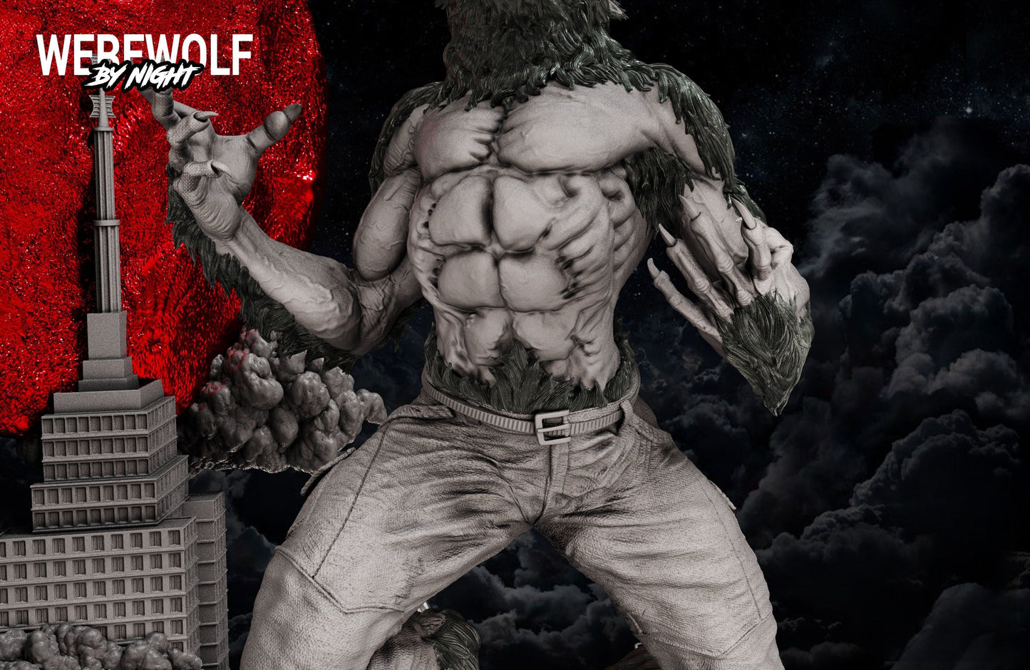 Full Moon Werewolf - STL 3D Print Files