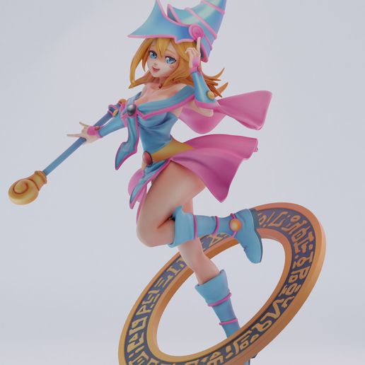 Dark Magician Girl - Yu-Gi-Oh! - STL 3D Print Files