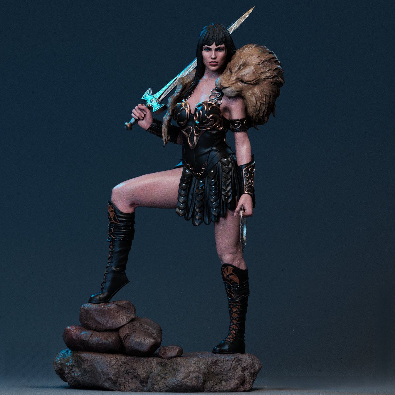 Xena - Warrior Princess - STL 3D Print Files