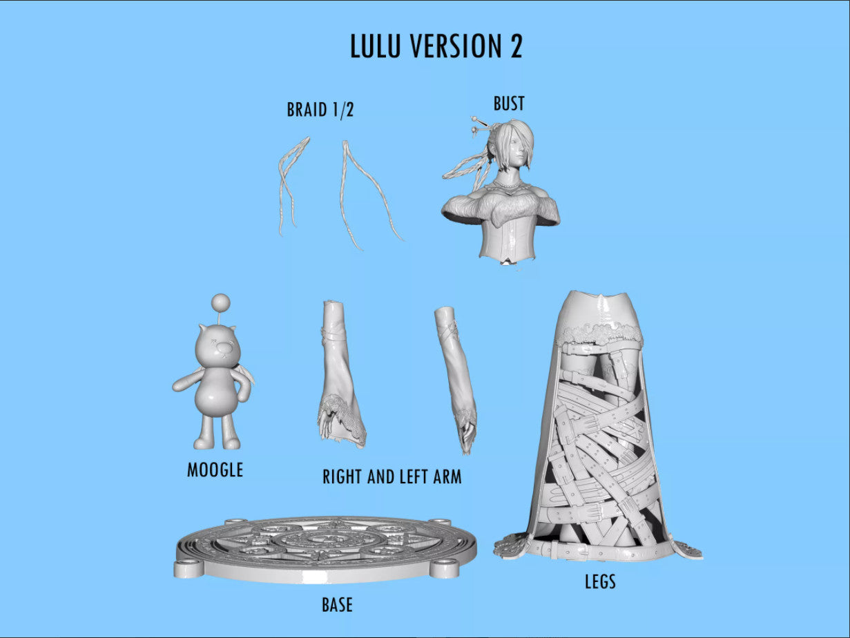 Lulu and Pendant - Final Fantasy X - STL 3D Print Files