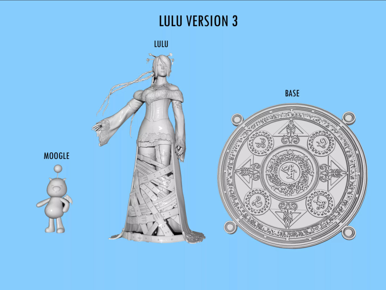 Lulu and Pendant - Final Fantasy X - STL 3D Print Files