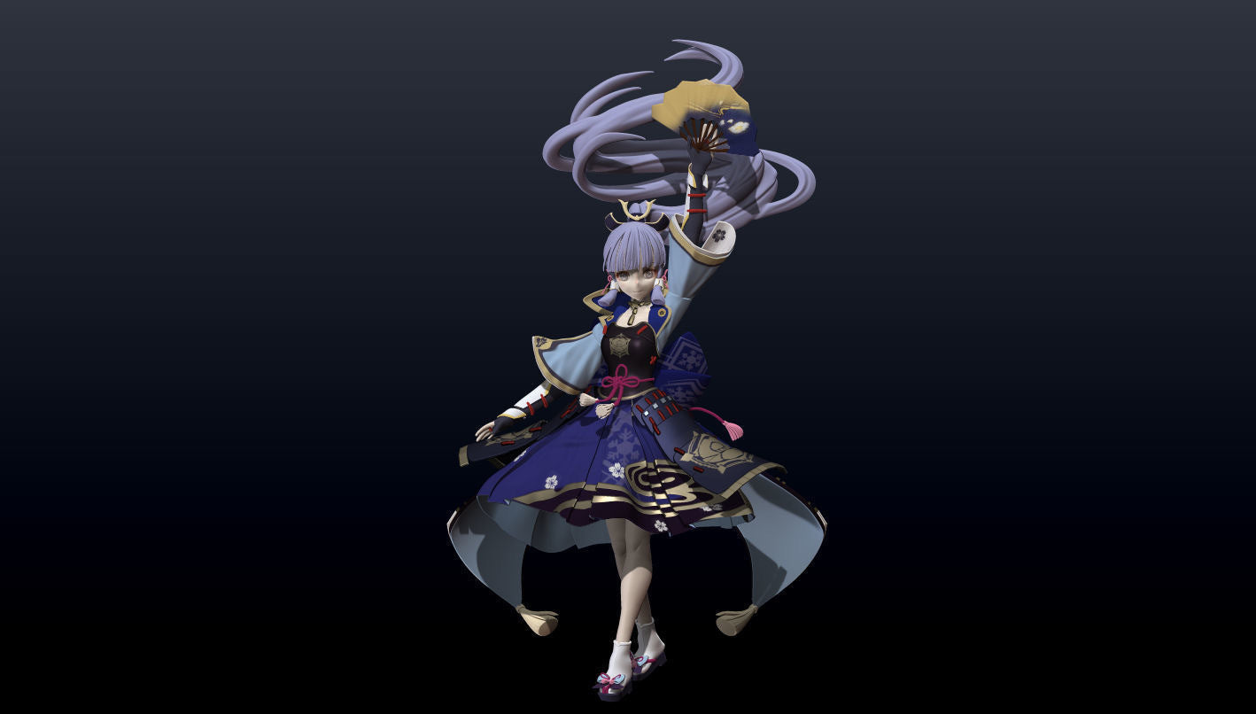 Kamisato Ayaka - Genshin Impact - STL 3D Print Files