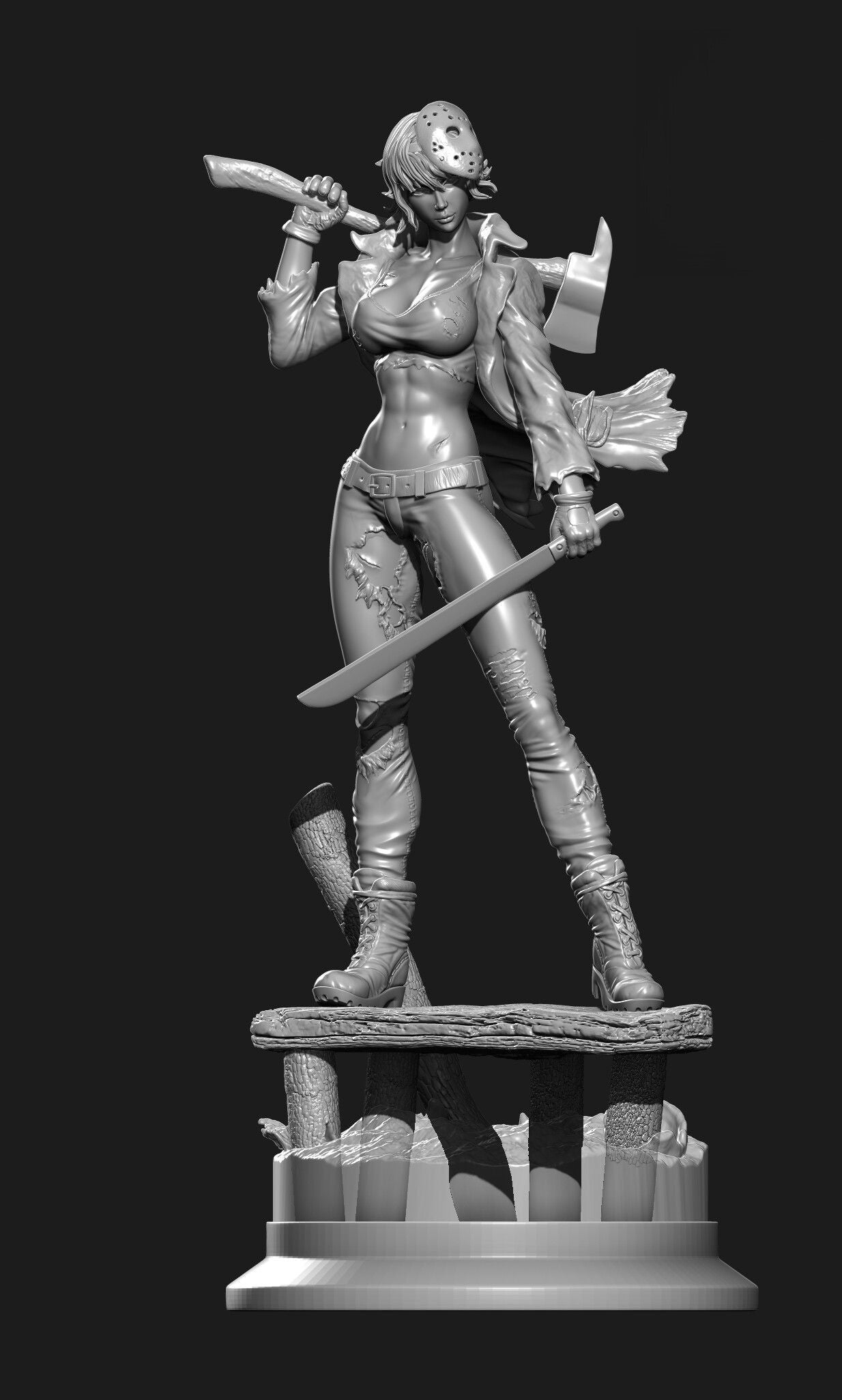 Jason 13th Female Version - STL 3D Print Files