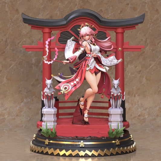 Yae Miko - Genshin Impact - STL 3D Print Files