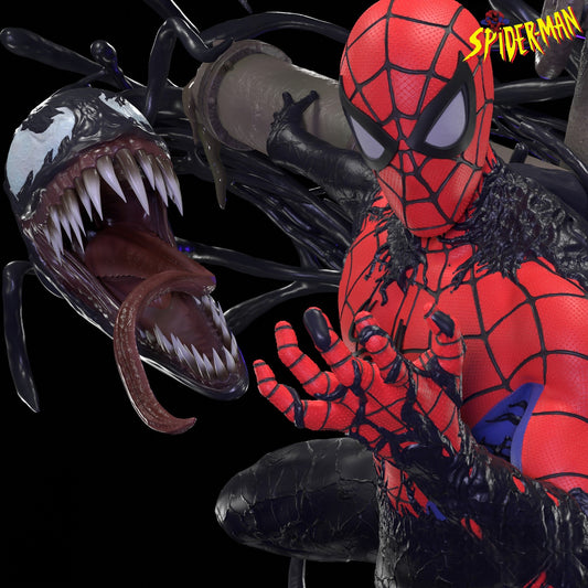 1483 Spider-Man VS Venom - STL 3D Print Files