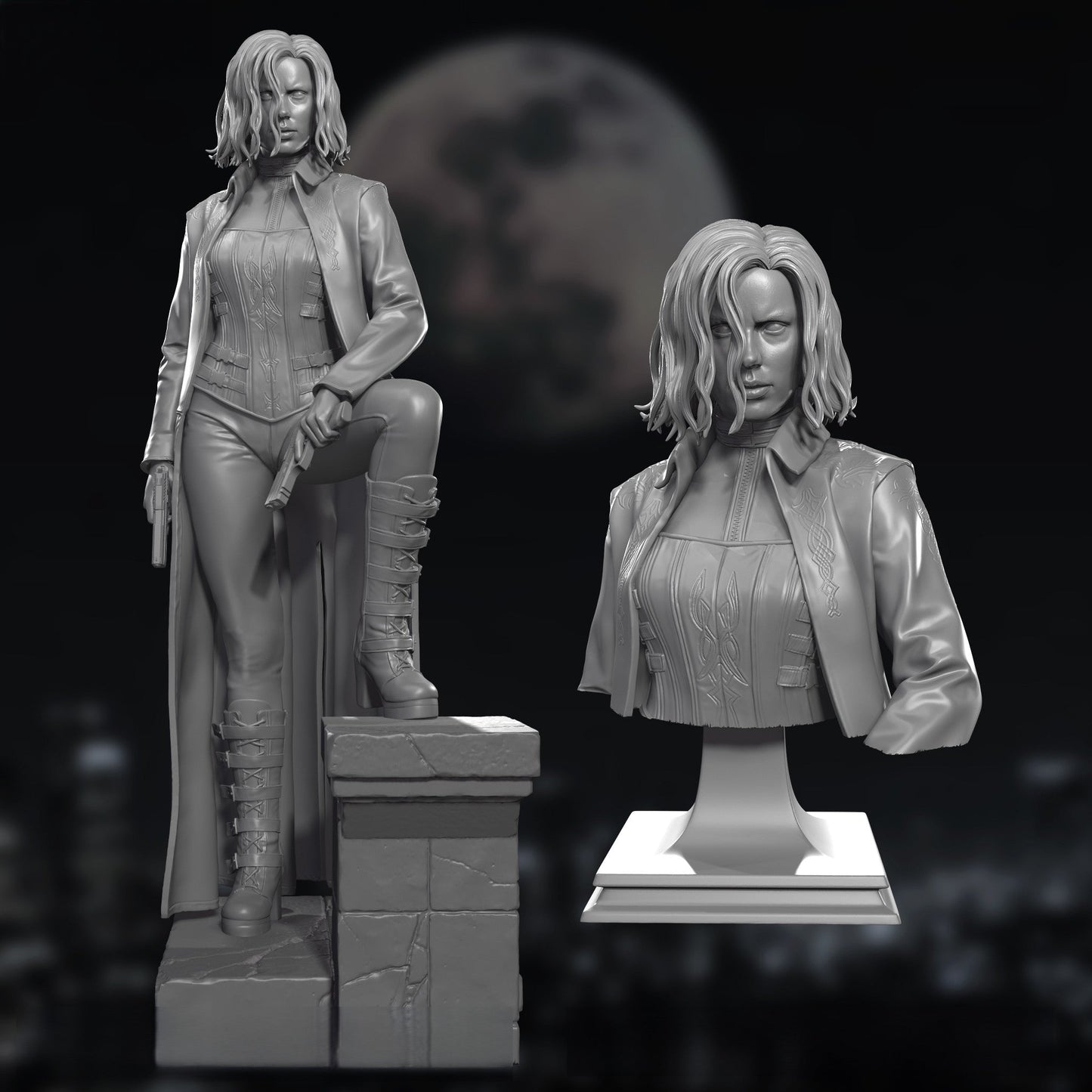 Selene - Underworld - STL 3D Print Files