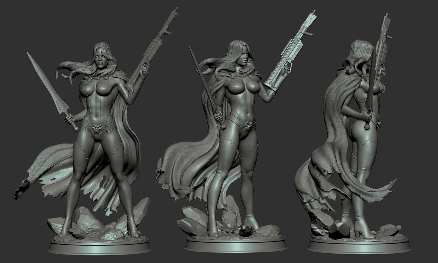 1383 Gamora - Guardians of the Galaxy - STL 3D Print Files