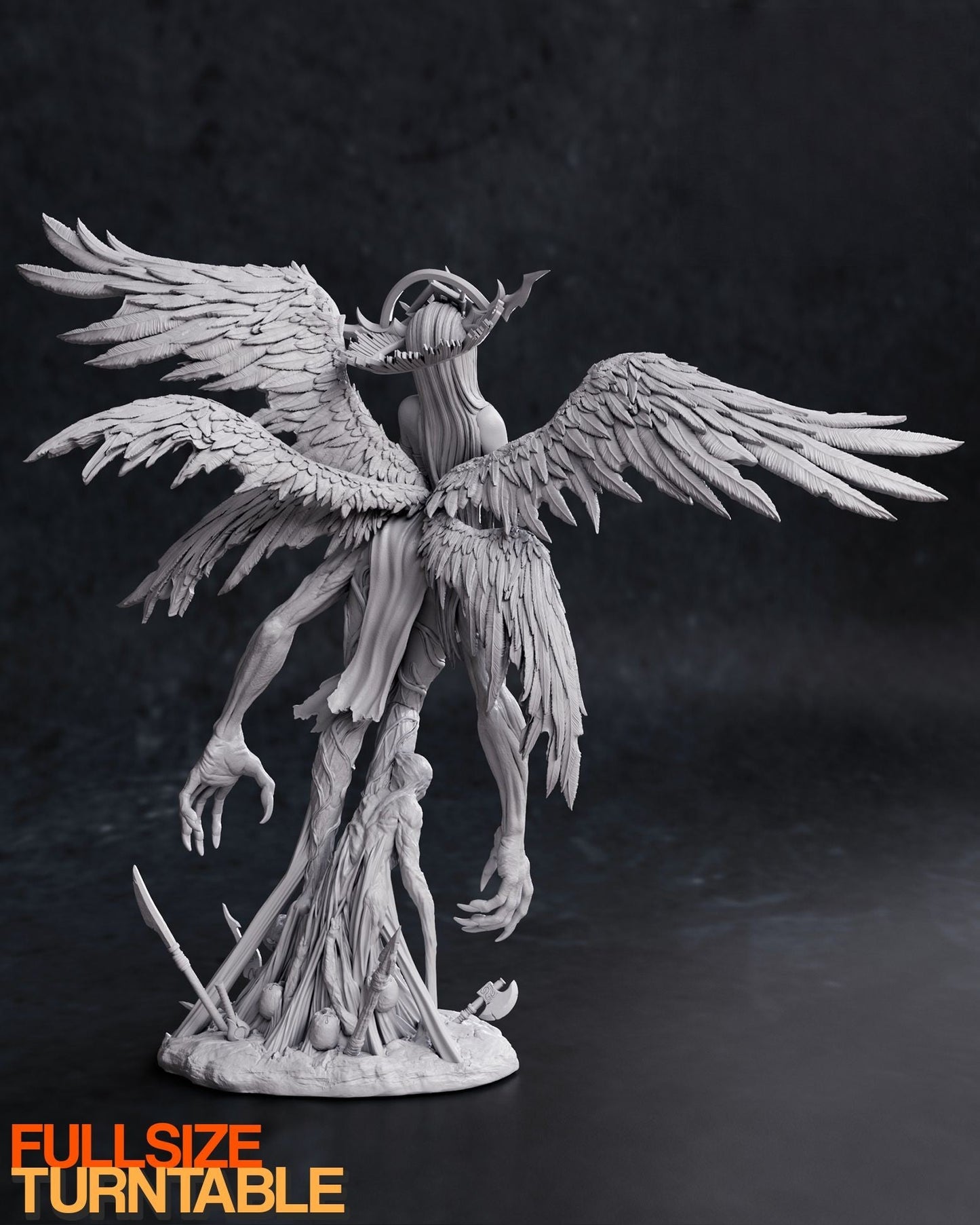 Zhazel Fallen Angel - STL 3D Print Files