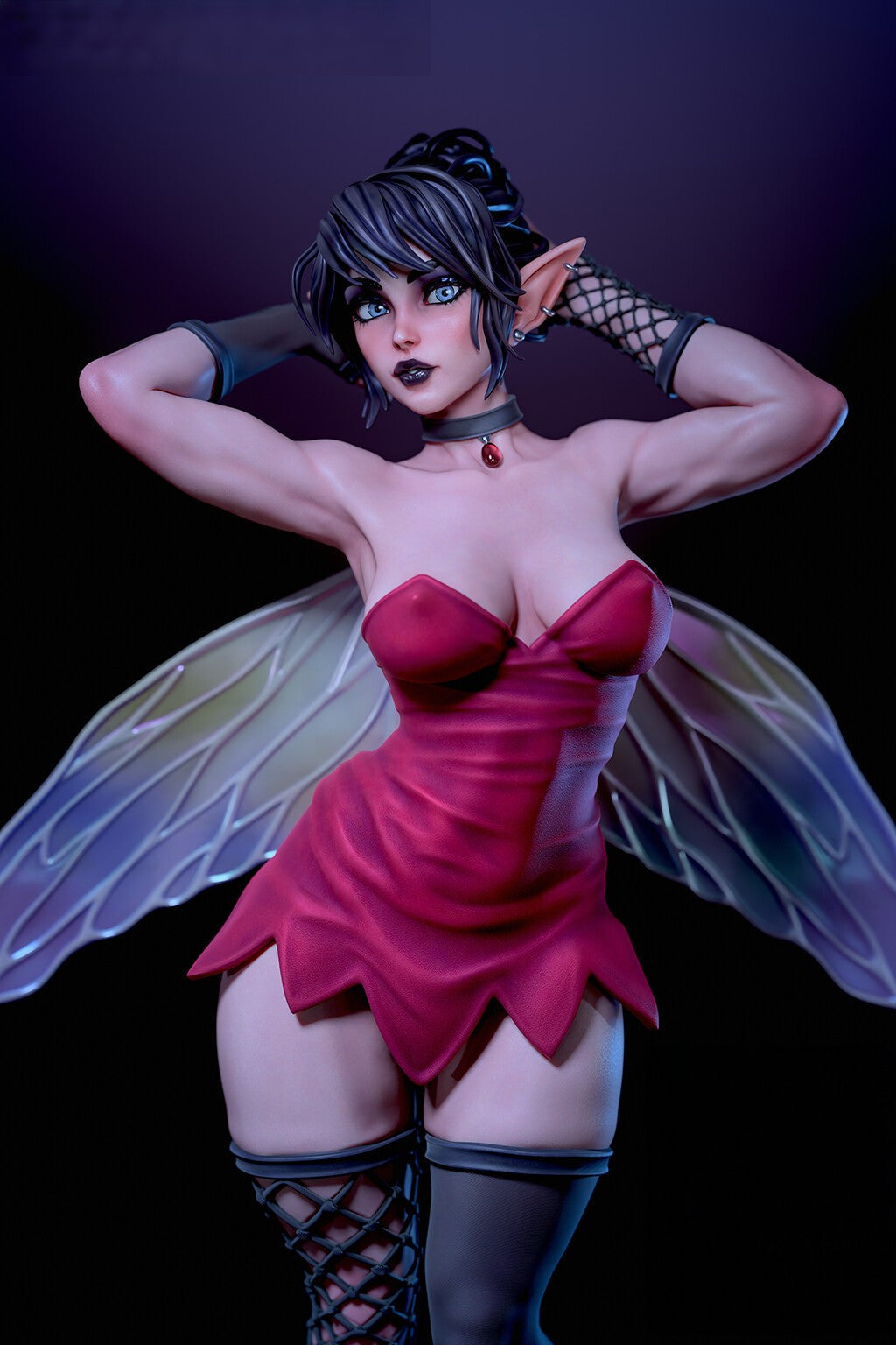 Vita NSFW - The Goth Fairy - STL 3D Print Files