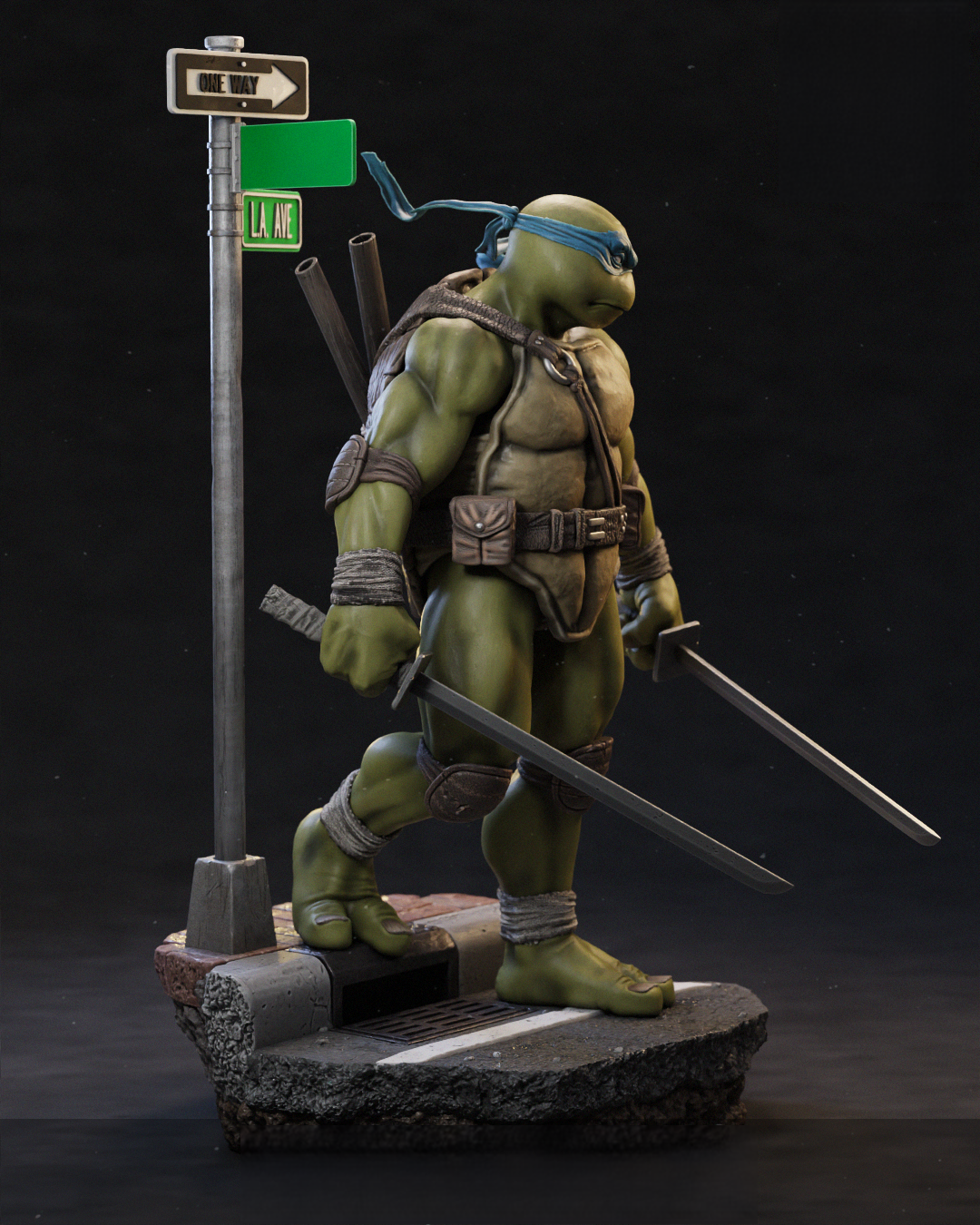 1287 Leonardo - TMNT - STL 3D Print Files