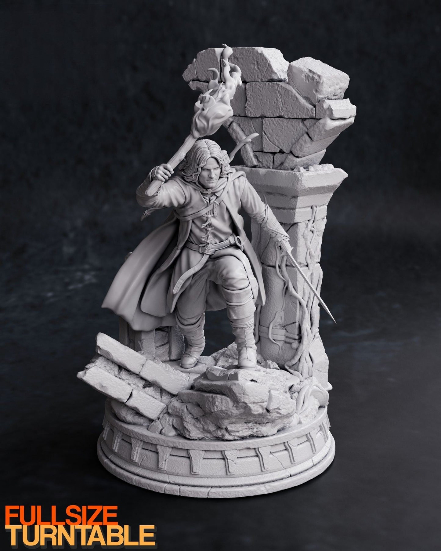 Aragorn - Lord of the Rings - STL 3D Print Files