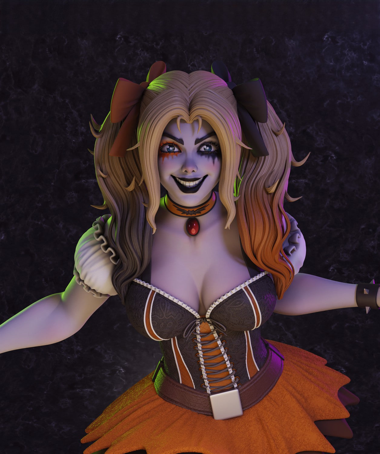 1570 Harley Quinn Halloween - DC Comics - STL 3D Print Files