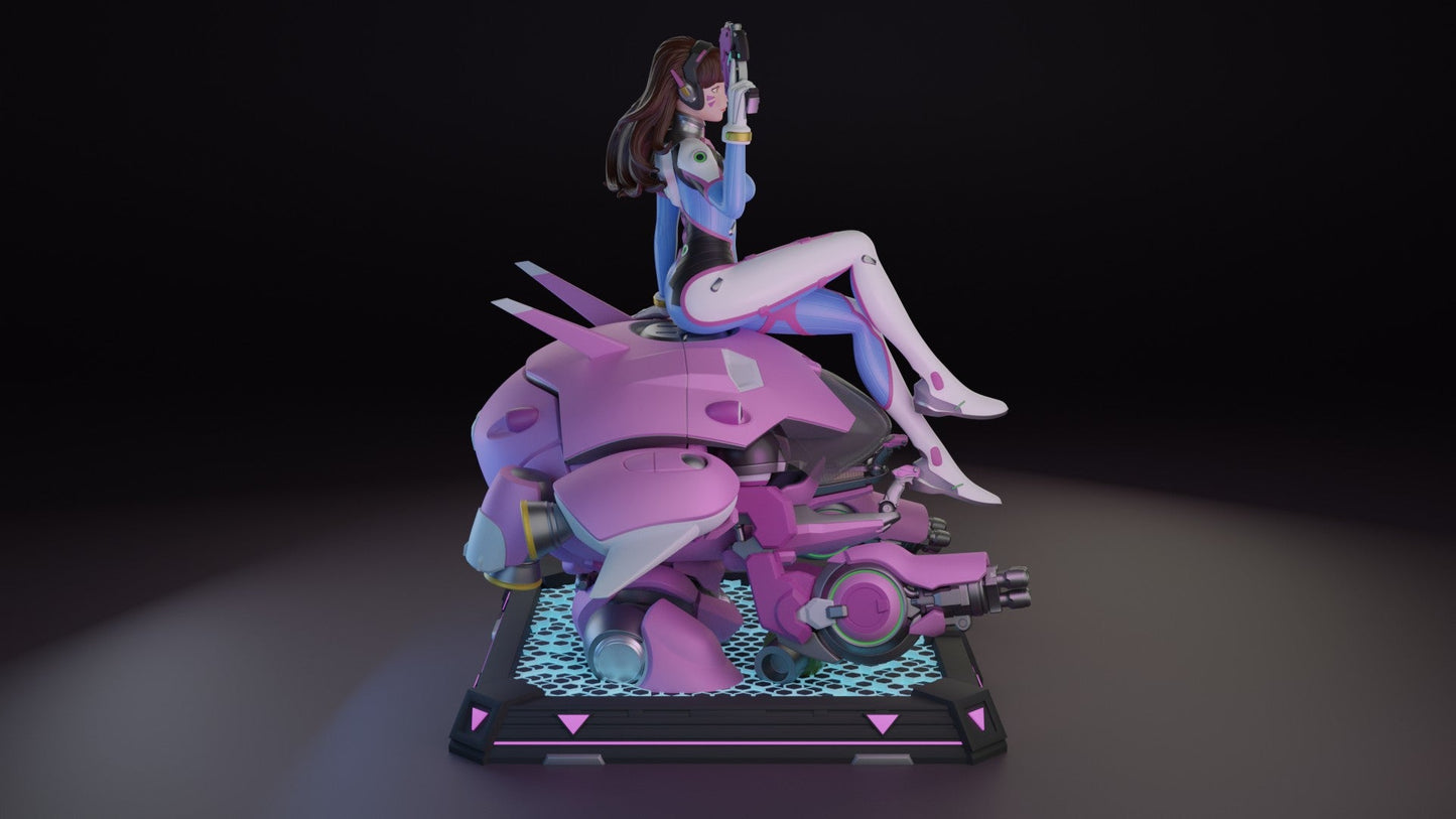 D.Va NSFW - Overwatch  - STL 3D Print Files