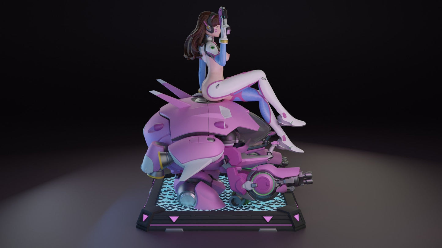 D.Va NSFW - Overwatch  - STL 3D Print Files