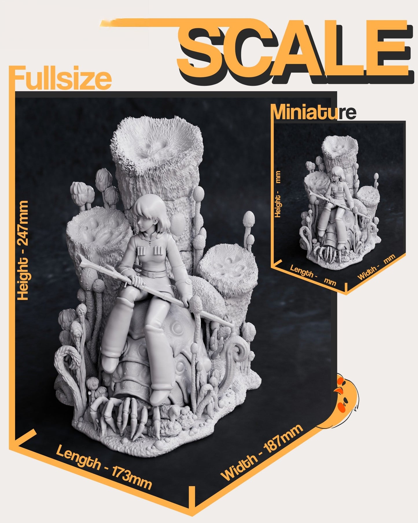 Nausicaä - Nausicaä of the Valley of the Wind - STL 3D Print Files