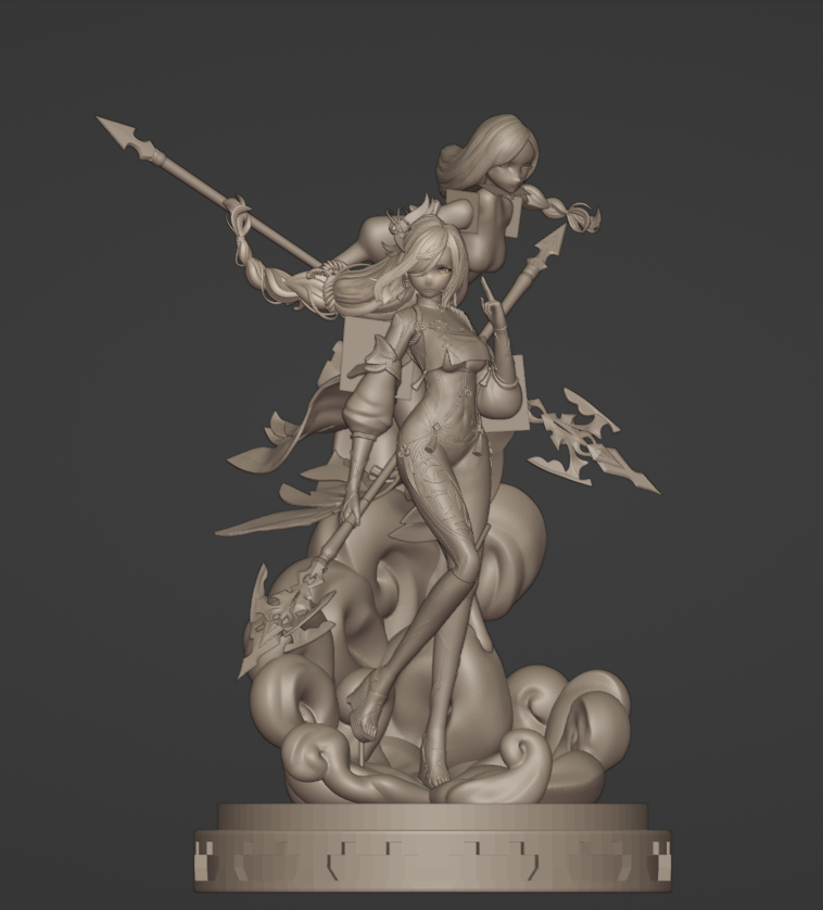 2211 Shenhe - Genshin Impact - STL 3D Print Files