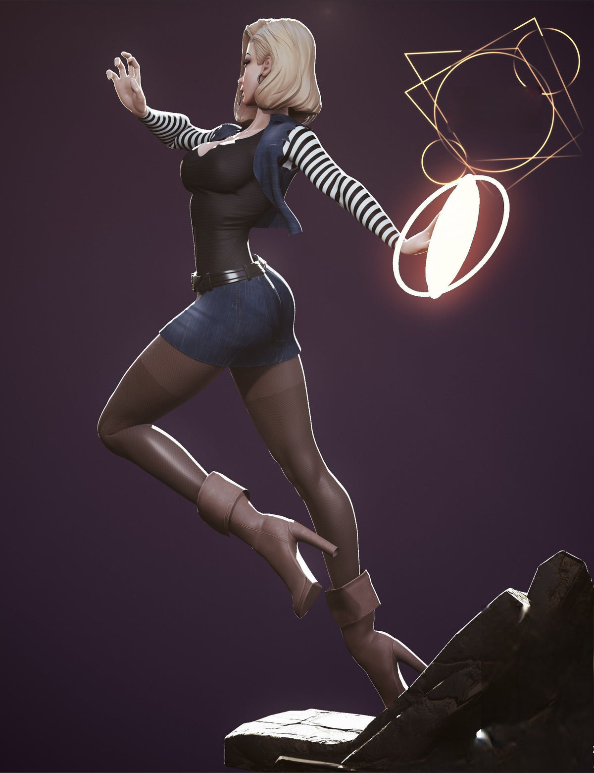 2046 Android 18 - STL 3D Print Files – My Stl