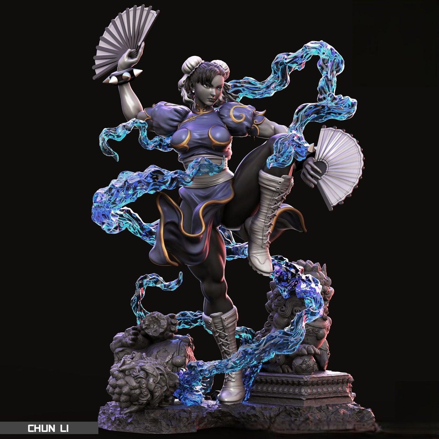 Chun-Li - Street Fighter - STL 3D Print Files