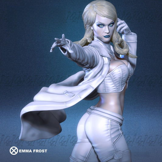 2018 Emma Frost NSFW- X-Men - STL 3D Print Files