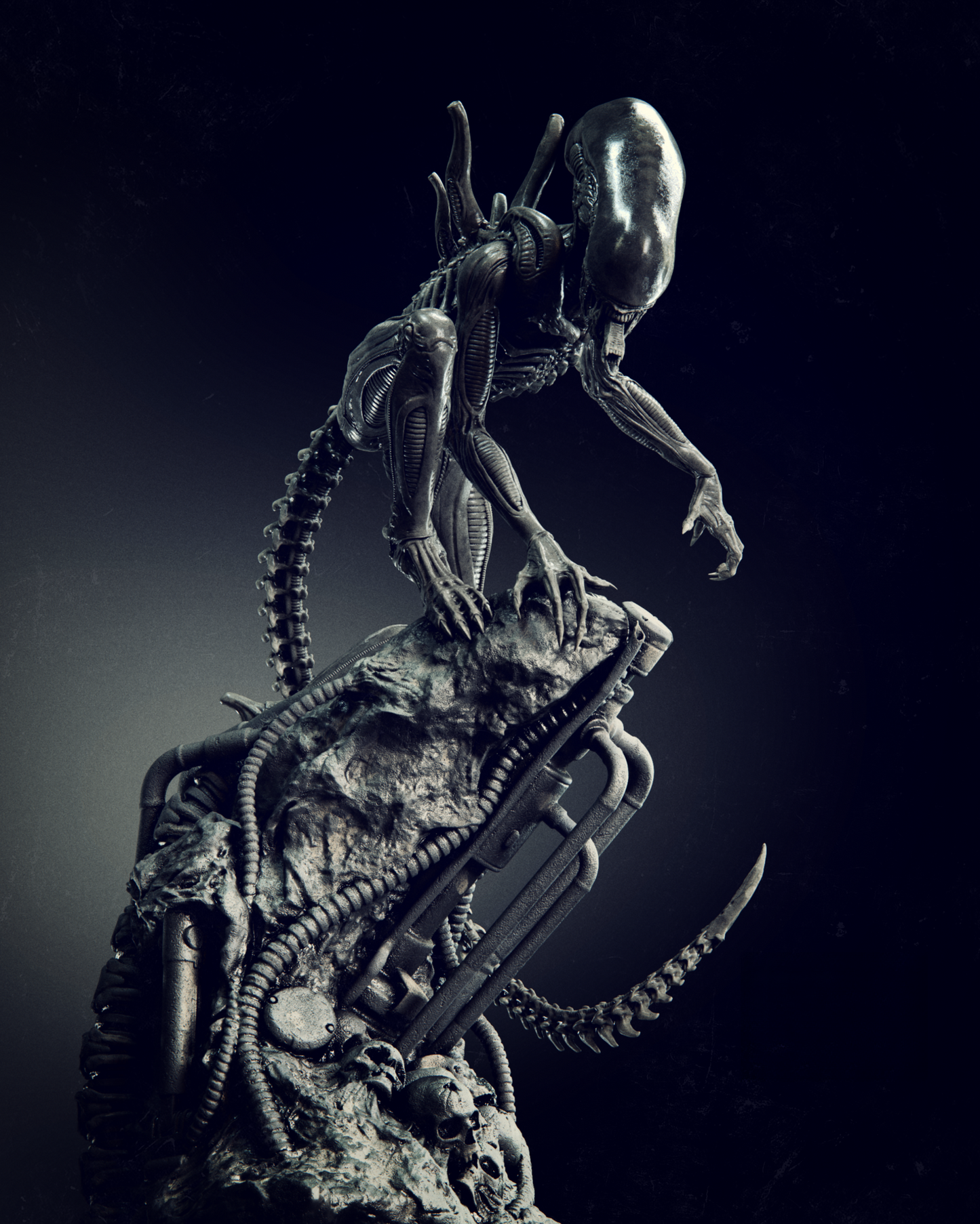 Alien Statue - STL 3D Print Files