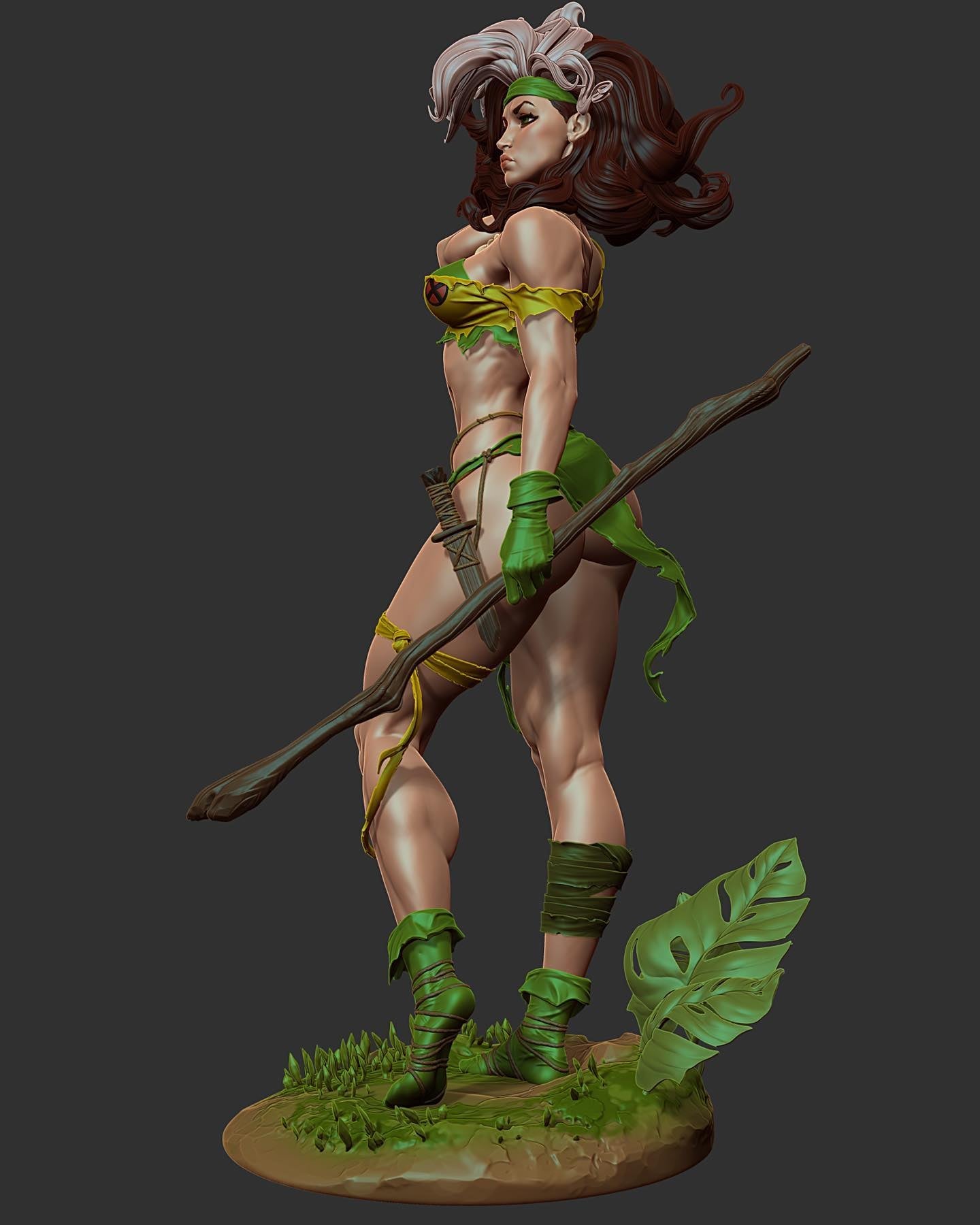 Rogue Savage Land NSFW - X-men - STL 3D Print Files