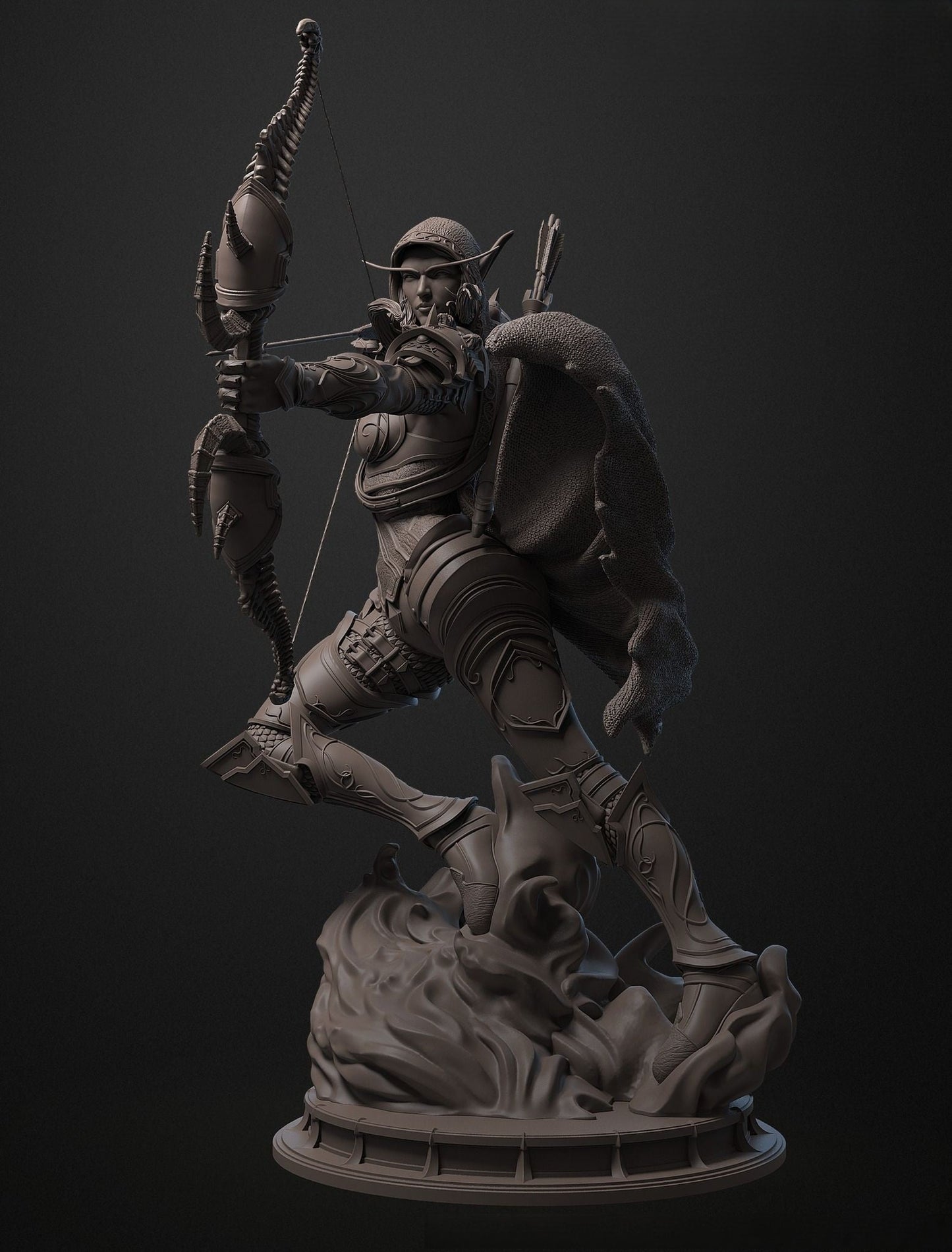 Sylvanas Windrunner - World of Warcraft - STL 3D Print Files